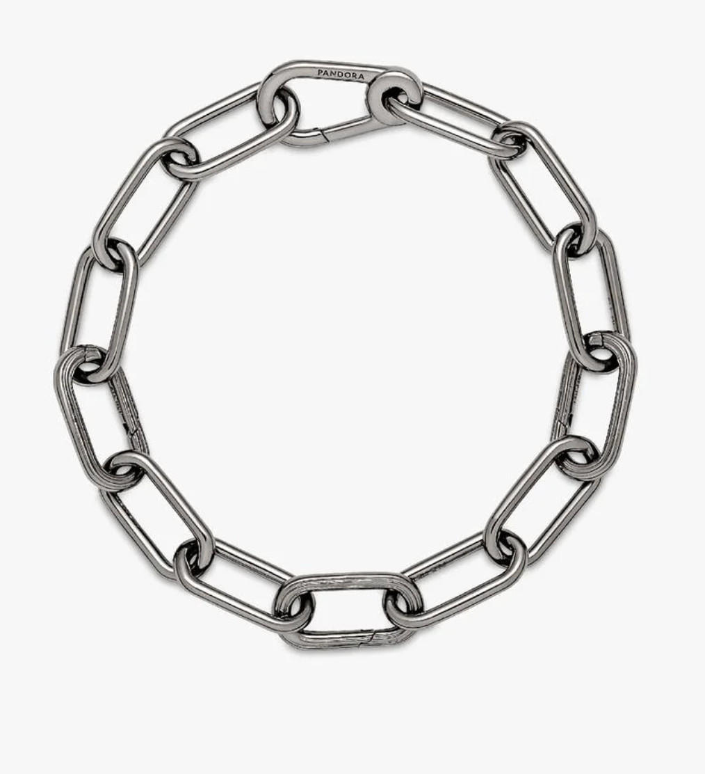 Pandora ME Medium-Link Chain Bracelet in a dark ruthenium Size 9 " - 549588C00-5 gallery
