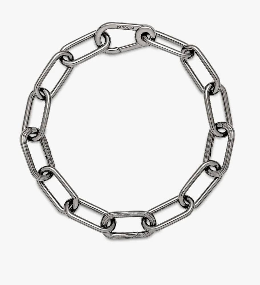 Pandora ME Medium-Link Chain Bracelet in a dark ruthenium Size 9 " - 549588C00-5