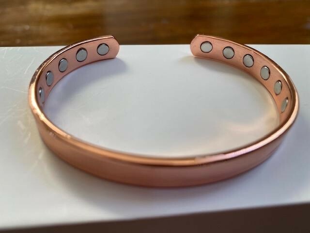 Pure Copper Bracelet 12 Powered Magnets Fashion Arthritis Men Women Cuff New gallery