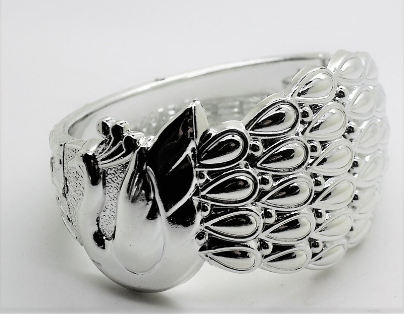 Lot 0f 6/12 silver color open bangle Bracelets style fashion jewelry wholesale gallery