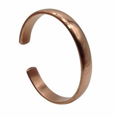 9″ Large Hand Forged 100% Pure Copper Bracelet. Solid Copper Arthritis Bracelet.