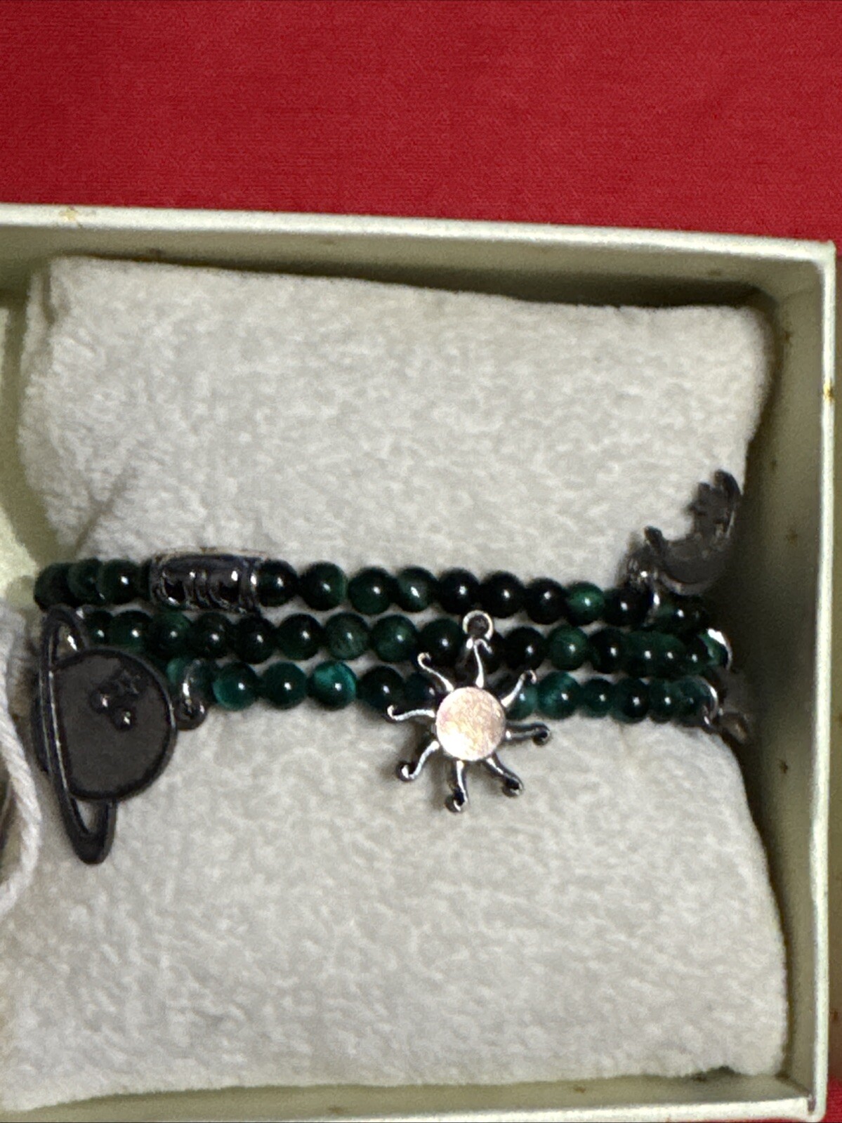 Arm Candy By Eye Candy Los Angeles Sun Stars Moon Tiger Eye Bracelet Protection gallery
