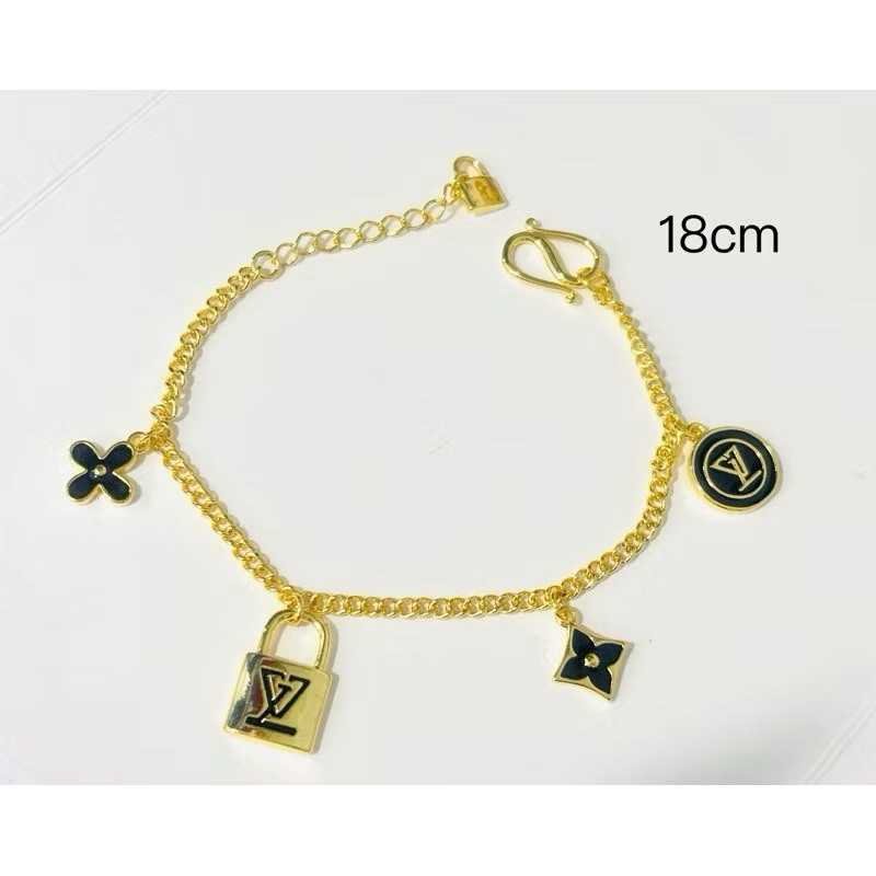 18K 22K 23K 24K THAI BAHT YELLOW GOLD JEWELRY BANGLE BRACELET 18 cm Women gallery