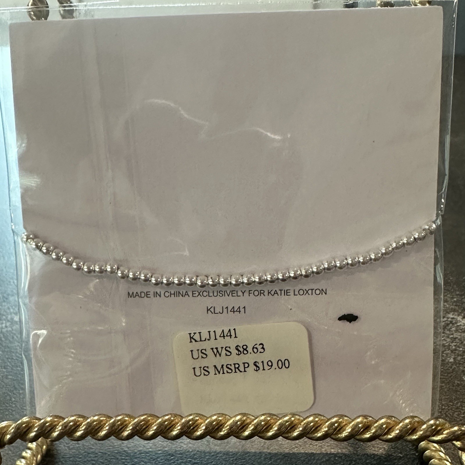 Super Sister Silver Plated Beaded Bracelet With Engraved Heart Charm gallery