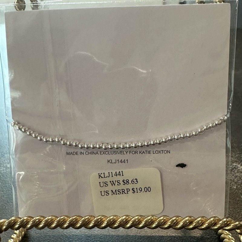 Super Sister Silver Plated Beaded Bracelet With Engraved Heart Charm gallery