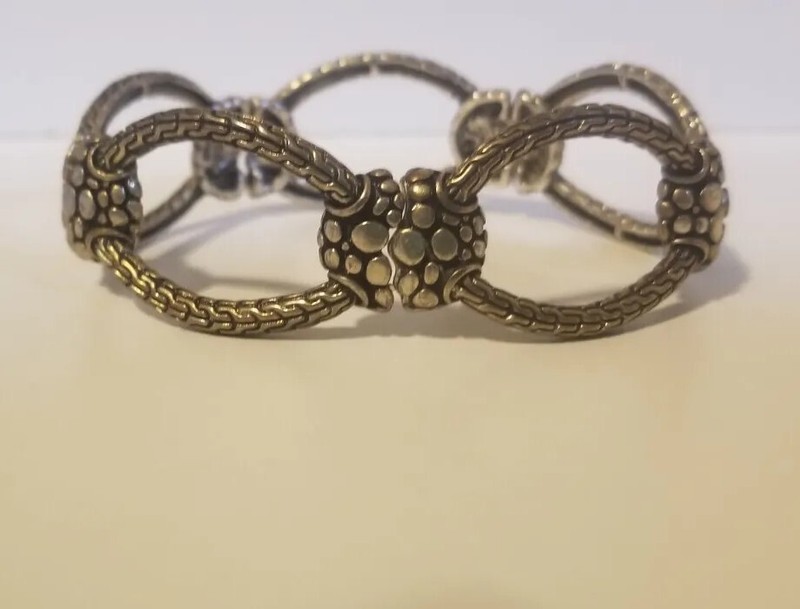 Lariat Link Silver Tone Bracelet One Size Stretch Premier Designs gallery