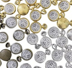 Taylor Swift Inspired Charms Clock DIY Bracelet Necklace Pocket Watch 4pcs New