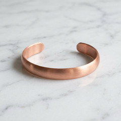 Solid Pure Copper Heavy Bracelet Arthritis Pain Therapy Energy 50gr Cuff Bangle