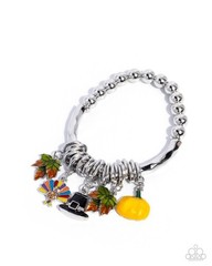 Paparazzi Celebratory Center – Multi- Whimsical Thanksgiving Charms – Str, Brace