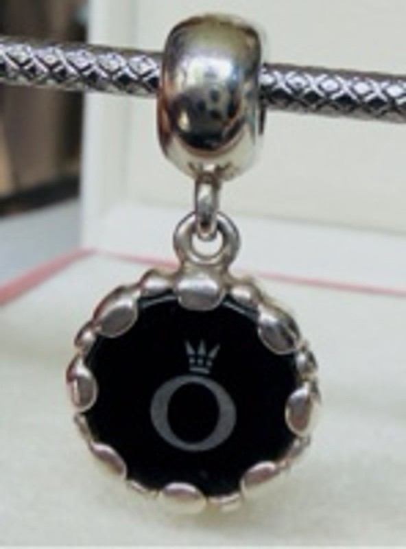 Genuine PANDORA Agate Cameo Butterfly Dangle Charm S925 ALE. gallery