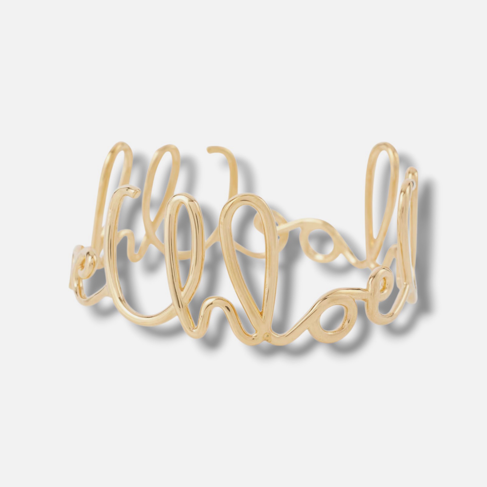 Chloe Women's Gold Openwork Iconic Bracelet Set gallery