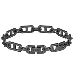 Boss 1580728M Men’s Link Bracelet Stainless Steel Black 20Cm