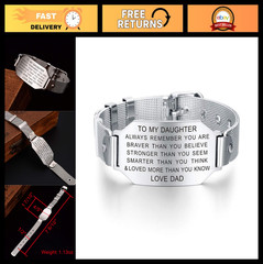 Inspirational Daughter Bracelet Jewelry – Perfect Birthday, Graduation & Mother’