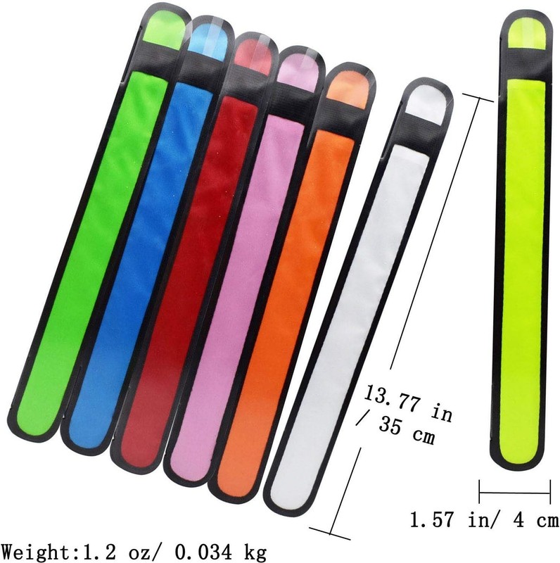 Light Up Slap Bracelets - Versatile Glow Wristbands for Nighttime Safety & Fun gallery