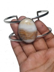 Multi Onyx Gemstone Handmade Cuff Bracelet Jewelry Cuff Bracelet Free Size