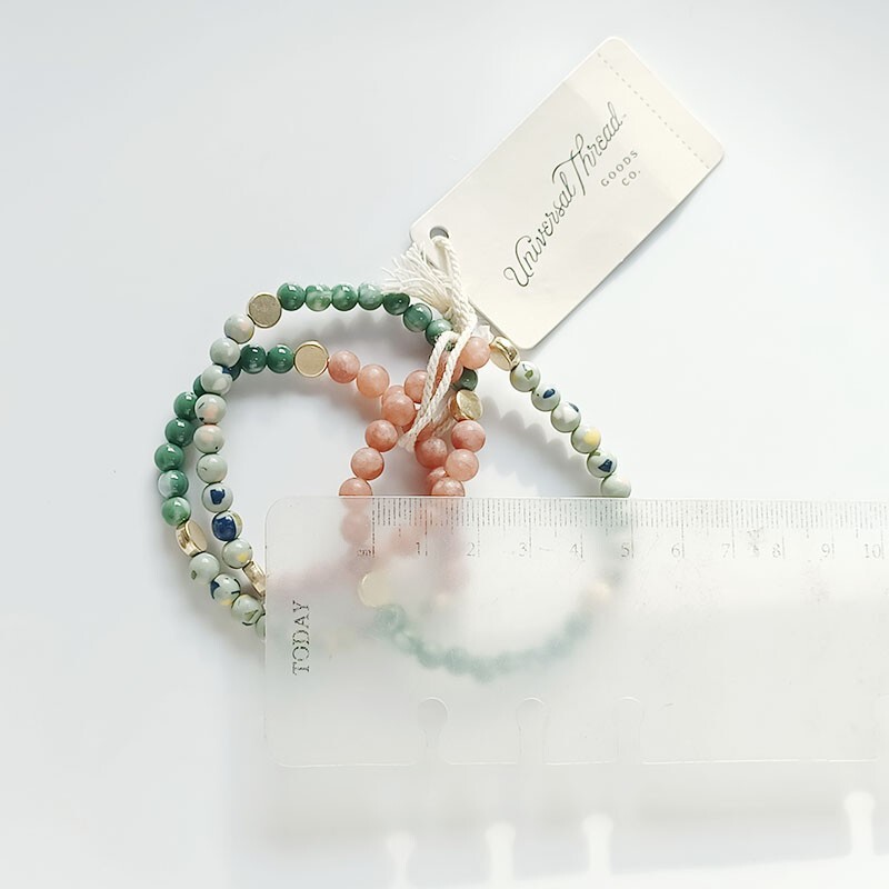 New 3pcs Universal Thread Bead Elastic Bracelet Gift Vintage Women Party Jewelry gallery