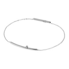 Ernstes Design Bracelet Click-Verschluss Stainless A571 Brilliant 0.02 CT Tw /