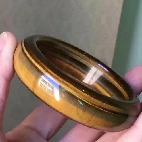 Natural Yellow Tiger Eye Gemstone Crystal Fashion Bangle 60mm AAAAA gallery
