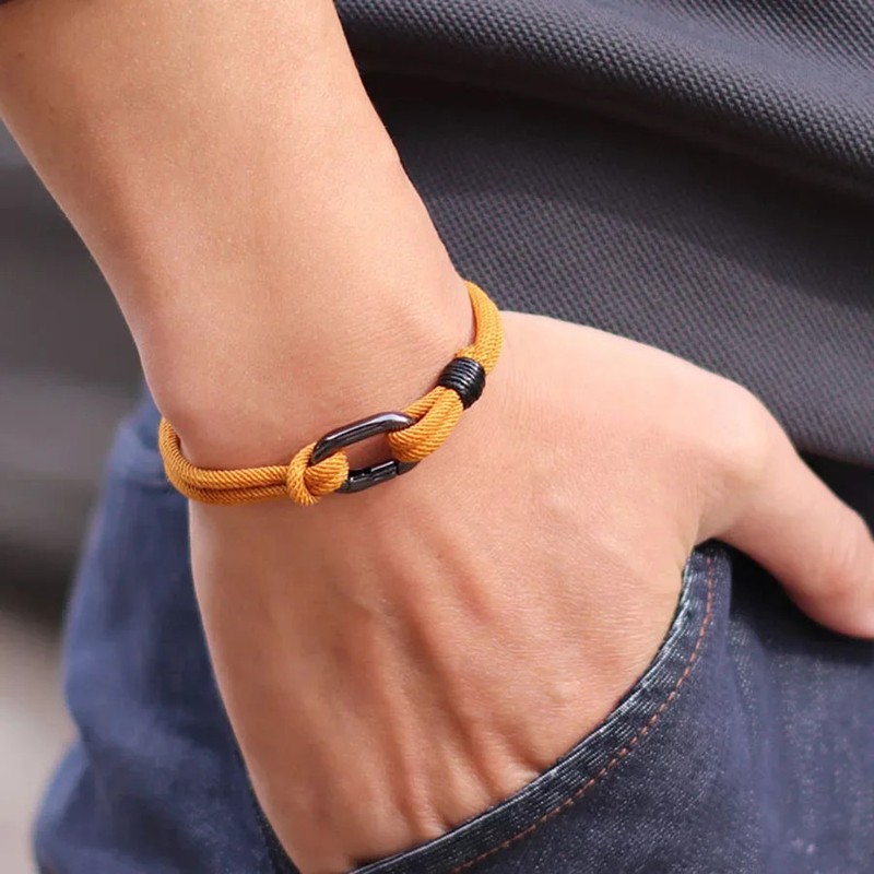 Braided Rope Bracelet Thin Thread Adjustable Knot Nautical Style Jewelry gallery