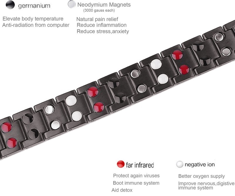 Elegant Magnetic Bracelet Men Women Restore Balance Energy Arthritis Pain Joy gallery