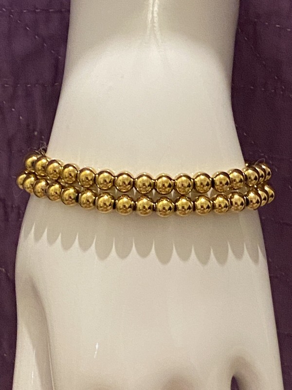 Eye Candy LA Luxe LOVE IS LOVE Spell Out 18k Gold Plated Titanium Bracelet Set 3 gallery