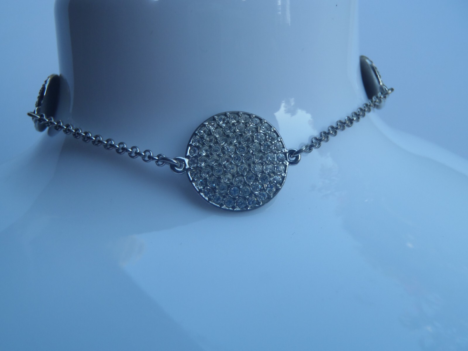 RL Ralph Lauren Pave Crystal Circle Station Toggle Bracelet gallery