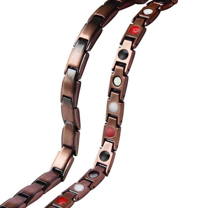 Thin Pure Copper Magnetic Bracelet women Arthritis Pain Relief Balance Anklet gallery
