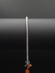 2mm 7 5″ Tennis Bracelet MOISSANITE STAMPED .925 Sterling Silver