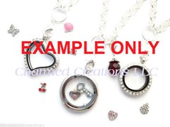 25pc Assorted Wholesale Lot Of Floating Charms For Glass Memory Lockets
