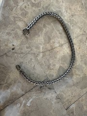Trollbeads Original Foxtail 15218 Bracelet Silver 6.5” (Actual-5.5”)
