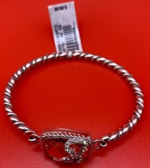 Brighton Tender Hearts Golden Shadow Squeeze True Colors Bracelet NWT $88