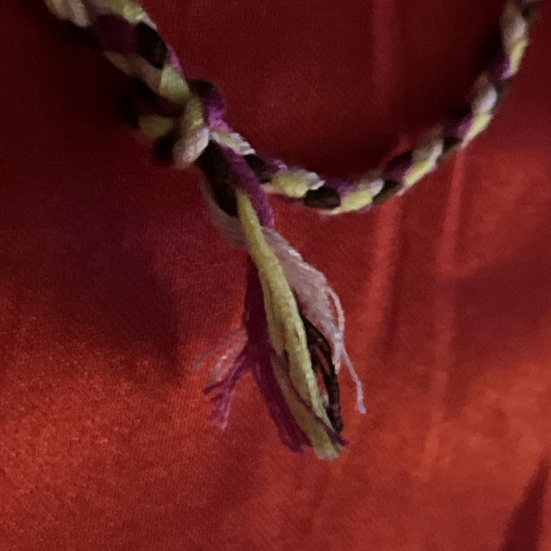 NEW BOHO BRAID THREAD FRIENDSHIP BRACELET ADJUSTABLE PLUM LIME PINK BROWN NIP gallery