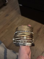 Lot Of 14 Mixed Metal Bangle Bracelets From 2011-2013 Forever 21