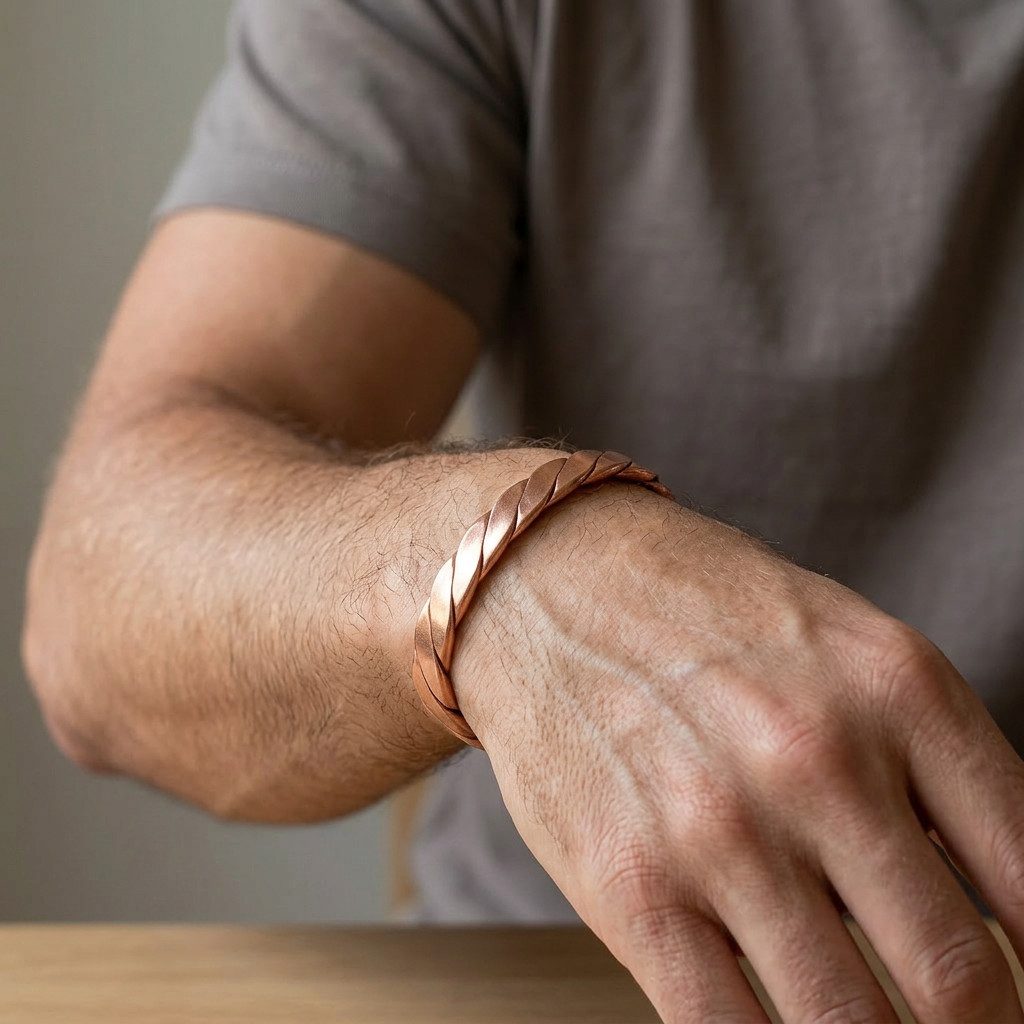 Pure Copper Magnetic Bracelet - Copper Men Women Arthritis Therapy Pain Relieve gallery