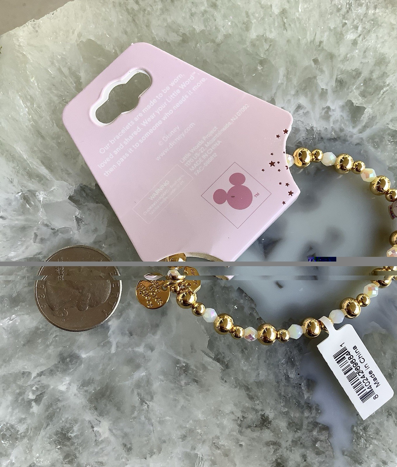 Little Words Project Disney Princess Beauty and the Beast Mrs Potts Bracelet M/L gallery