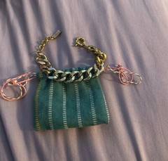 LUVAJ Two Tone Chunky Bracelet