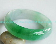 Size 56-64mm Real Natural Jade Green Jadeite Bangle Bracelet