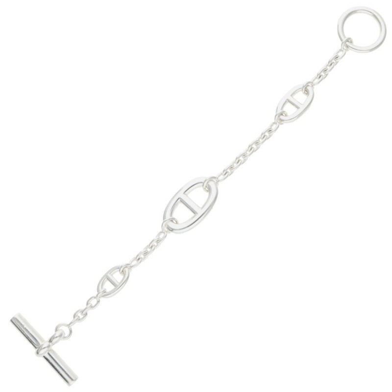 Hermes Farandole Silver Bracelet Men's SH Used 04b0b56f4bc5d88b54b6fb85278a50d3 gallery