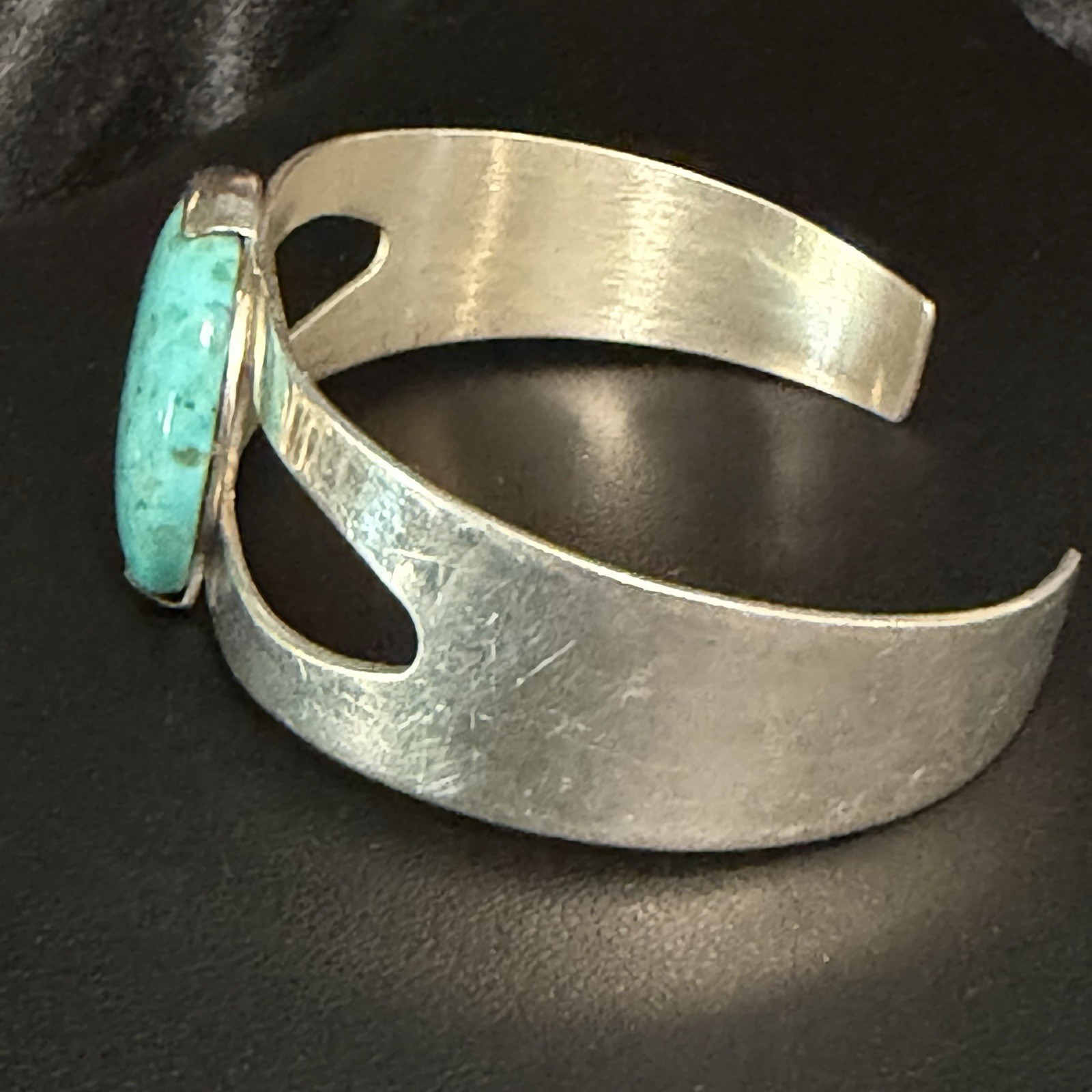 DTR Jay King Sterling Silver & Turquoise Cuff Bracelet 6.5” 27 grams gallery