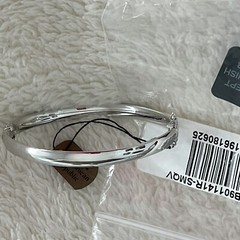 JCM SIGNED STERLING SILVER 925 BANGLE BRACELET 22 Grams 6-1/2″ Circumference