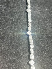 Sterling silver 925 Tennis bracelet Cz Cubic Zirconia QVC Diamonique Womens