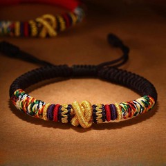 Dragon Animal Red Rope Bracelet Tibetan Knot Red Rope Braid Luck Hand Chain