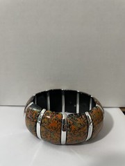 Bracelet Of Beautiful Fall Colors Mix, 🍁 Is Adjustable.
