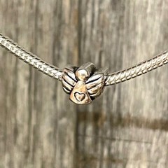 Angel of Hope Love Womens Girls Silver European Charm Bead for fits bracelet