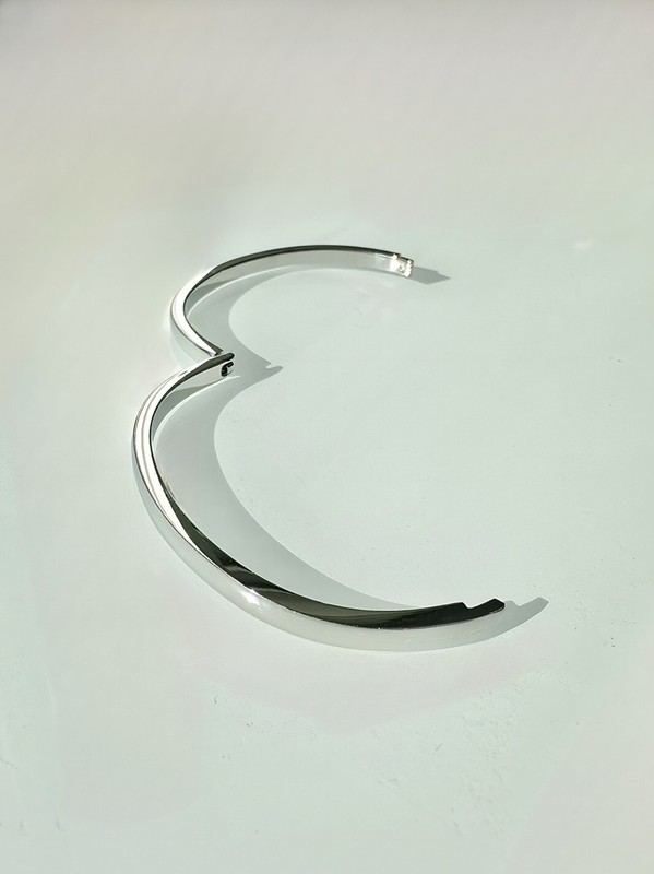 Pack of 2 -(1 Silver + 1 gold) Stainless Steel Plain Tarnish-Free Bangle Size 7 gallery
