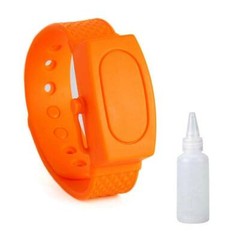 Silicone Wristband Sanitizer Bracelet Portable Disinfectant With Squeeze Bottle
