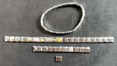 Zoppini Longaberger Charming Expressions Bracelet Stainless Mixed Lot Charms **