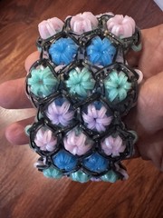 Rainbow Loom – Multicolor Rubber Slip-on Cuff