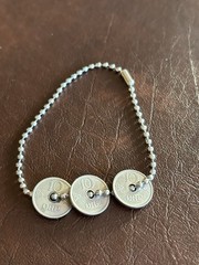 Triple Norwegian 10 Ore Coin Bracelet