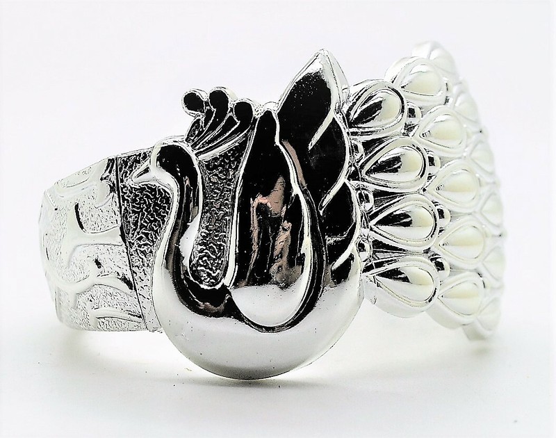 Lot 0f 6/12 silver color open bangle Bracelets style fashion jewelry wholesale gallery